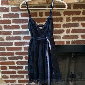 Dark blue summer dress